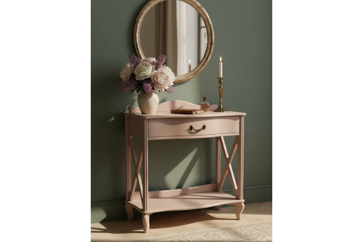 Туалетные столы - изображение №6 "Консоль Джульетта 2 (мокко)"  на www.Angstrem-mebel.ru